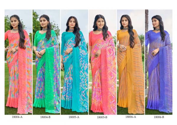 Ruchi Star Chiffon 83 Casual Wear Chiffon Saree Collection